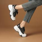 Кроссовки rosa bianca Chunky Sneakers Women's Low-top, черный/серебряный - фото 9