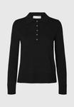 Топ Selected Femme SLFTHEA COLLAR NECK, Black - фото 5