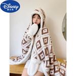 Disney Плед-накидка Bear Shawl Beige, двухслойный утепленный - фото 3