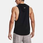 Худи Under Armour Project Rock Gym Hoodie Sleeveless 'Black' - фото 5