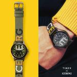 TIMEX Часы Wrist Watch Quartz Movement Canvas Fabric Strap 38mm Green Dial Unisex, Green - фото 5