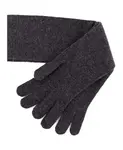 Серые кашемировые перчатки с прошитыми деталями. Max Mara, серый - фото 2