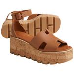 HERMES Luce One Strap Sandals 6.5cm Women's Brown - фото 5