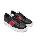 Кроссовки Emporio Armani кожаные с логотипом, черный - фото 3