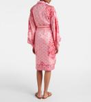 Пальто с принтом Etro, Print On Pink Base - фото 3