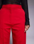 Прямые брюки с нашивками красного цвета Asos Design - фото 5