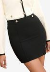 Мини-юбка BUTTON DETAIL Friends Like These, черный - фото