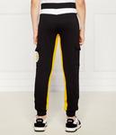 Брюки мужские Guess с лампасами, черный/желтый - фото 4