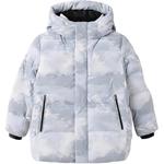 ASICS Пуховик gray white для подростков - фото