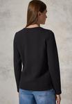 Топ с длинными рукавами STRUKTUR Cecil, черный - фото