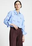 Блуза Calliope Button-down blouse, Celeste Medio/Blue - фото
