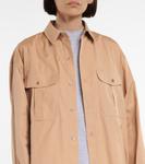 Хлопковая рубашка Wardrobe.NYC, кэмел - фото 4
