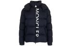 Пуховик мужской темно-синий Moncler - фото
