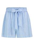 Тканевые шорты Sublevel, светло-голубой/белый - фото