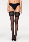 Чулки с задержкой LASCANA 20 DEN, черный - фото