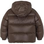 Пуховик MLB KIDS, коричневый - фото 3