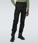 Нейлоновые брюки с манжетами и шнурком Prada - фото 3