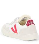 Кожаные кроссовки V-90 Veja Kids, Extra-White_Pekin - фото 3