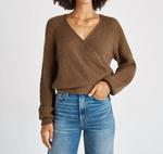 Splendid Свитер-накидка Adele цвета ореха - фото 2