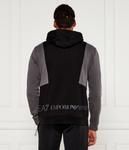 Толстовка Ea7 Regular Fit, черный / серый - фото 3