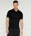 Поло BOSS BLACK parlay 147 regular fit mercerised, черный - фото 3