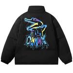 Пуховик Unisex Dnnnnx, неоново-зеленый (в комплекте брендированный свитшот) - фото 3