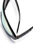 Moschino Eyewear солнцезащитные очки-маска, черный - фото 3