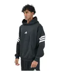 Худи Future Icons с тремя полосками Adidas, черный - фото