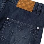 Джинсовые рабочие шорты LOUIS VUITTON, синий - фото 9