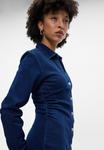 Платье MSCH Copenhagen SHIRT DRESS, Dark Blue Wash/Dark-Blue Denim - фото 6
