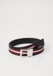Ремень Bally LOGO, Black/Red/Bone/Pall/Black - фото