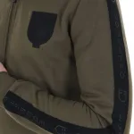 Толстовка Equestro Inside Fleece full zip, зеленый - фото 3