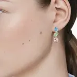 Серьги-гвоздики Gema Drop Swarovski - фото 8