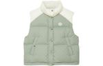 Жилет теплый Gucci женский, зеленый / белый - фото