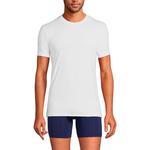 Мужская майка Lands' End Flex Performance с круглым вырезом, белый - фото