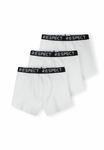 Брюки 3 PACK WITH LOGO WAISTBAND RESPECT, белый - фото