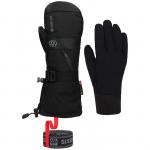 Варежки Smarty 3-в-1 из материала Gore-Tex 686, Black - фото 2