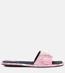 Ирисовые сандалии-танга в рубчик Pucci, Rosa - фото 4