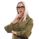 Фиолетовые унисекс-оправа для очков Hally & Son - фото 4