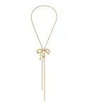Ожерелье-Боло с бантом Ettika, gold - фото