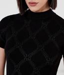 Полуводолазка Hugo Siskede Slim Fit, черный - фото 4