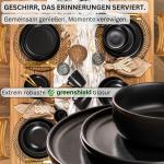 Столовый сервиз Sänger, 33x34x46,5 см, черный - фото 3