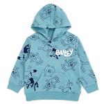 Комплект Bluey: худи и брюки из флиса Imagikids, Teal Blue Bluey - фото 4