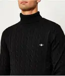 Водолазка Regular fit Gant, черный - фото 4