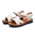 Женские сандалии на одной брезке AOKANG, цвет экрю - фото 4