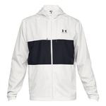 Куртка sportstyle wind jacket 'white black' Under Armour, белый - фото