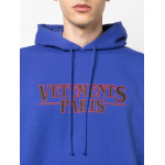 VETEMENTS худи с логотипом, синий - фото 6