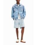 Мужские джинсовые шорты с нашивками Desigual, Medium blue - фото 4