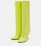 Сапоги Sienna из кожи до колена The Attico, Lime - фото 5