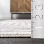 Современный полосатый ковер Briggs Nuloom, 122x183 см - фото 3